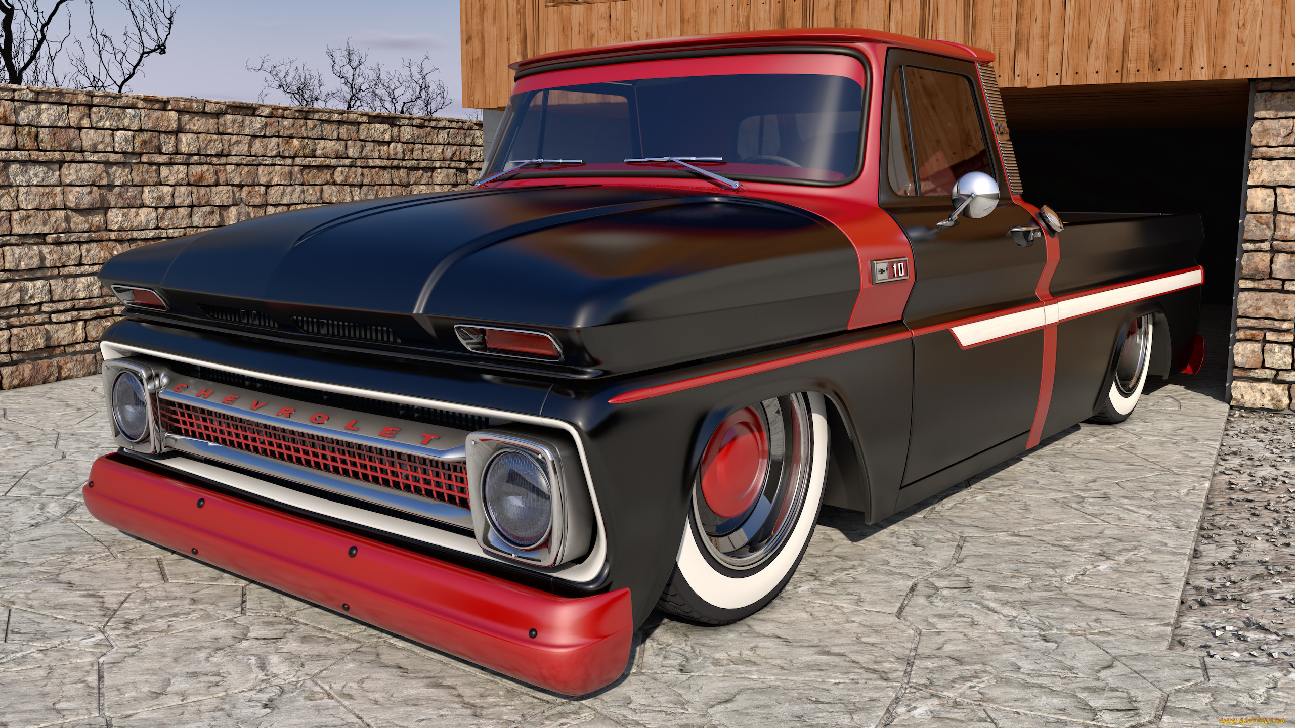 , 3, c10, pickup, chevrolet, 1965